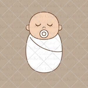 Sleeping Swaddled Baby Magic Template
