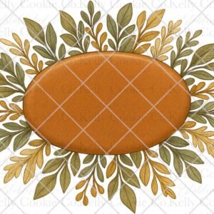 Autumn Floral, Oval