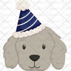 Pawty Pup, Navy Pawty Hat
