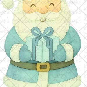 Blue Christmas Santa