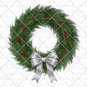 Wreath, Silver Bow