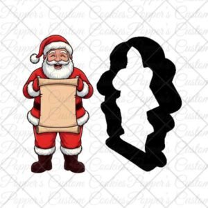 Santa's List & STL File, 4 inch