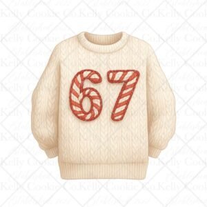 Sweater, Candy Cane 6-7