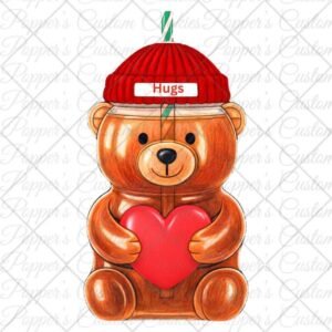 Bear Cup, Valentine's Day, Hug