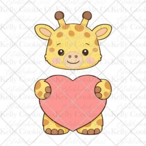 Sweetheart Giraffe Cookie Set