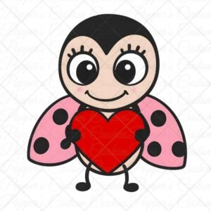 Valentine's Ladybug, Pink