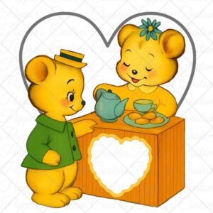 Valentine's Cookie Bears Magic Template