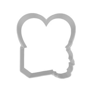 Valentine's Cookie Bears STL File, 3.5 inch