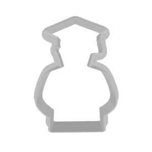 Grad Guy & Earbuds STL File, 3.5 inch