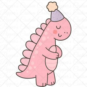 Party Dino, T-Rex, Pink