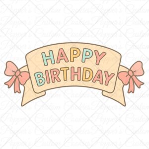 Party Dino Banner, Happy Birthday