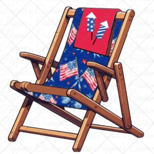 Beach Chair, RWB